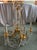 Pair of 6 light French style brass and crystal chandeliers For Sale - Image 10 of 13