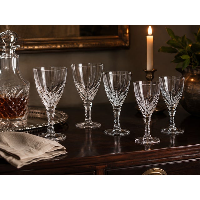 Transparent Vintage Orrefors “Carina” 36-Piece Crystal Stemware Service by Ingeborg Lundin, Sweden For Sale - Image 8 of 17