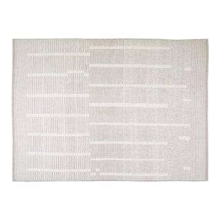 Moroccan Hand Knotted Wool Rug, 4'6"x7'3" For Sale