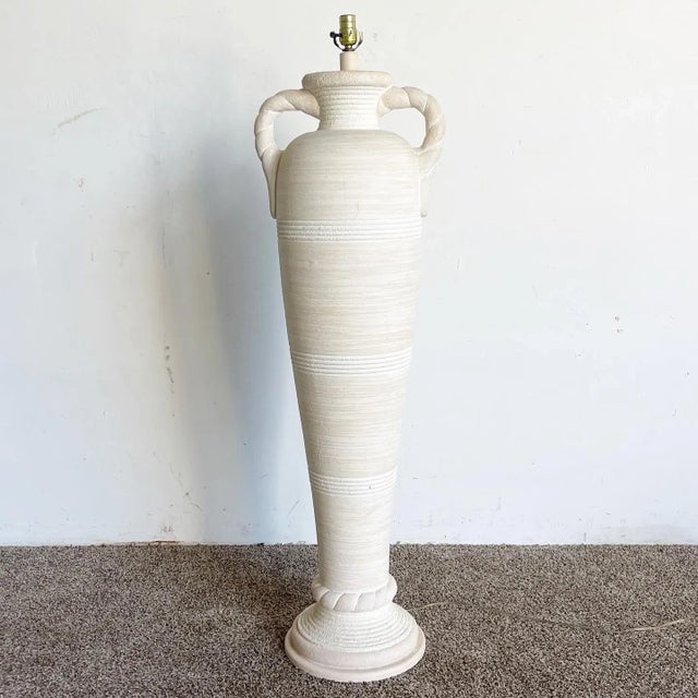Postmodern Ceramic Vase With Handles Floor Lamp by Pacific Coast Lighting For Sale - Image 11 of 11