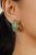 8.82 Carat Octagon Cut Emerald Diamond Hoop Earrings- a Pair For Sale - Image 4 of 10