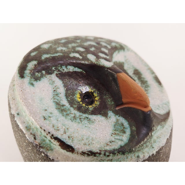 Large Mid-Century Modern Owl Figurine by Thomas Hellström for Nittsjö, Sweden, 1960s For Sale - Image 9 of 13