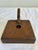Wood Antique Primitive Wooden Chamberstick Candle Holder For Sale - Image 7 of 9