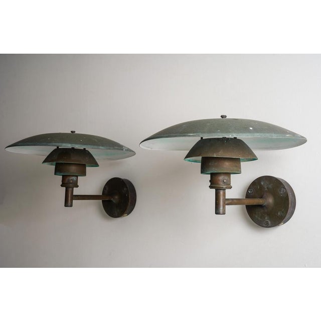 1980s PH 4.5 Wall Lamps attributed to Poul Henningsen for Louis Poulsen, Denmark, 1980s, Set of 2 For Sale - Image 5 of 17