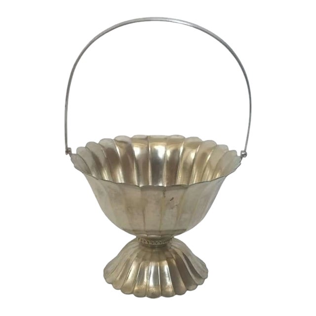 Early 20th Century Metal Bowl, Attributed Josef Hoffmann For Sale