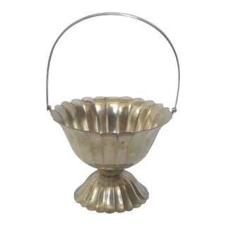 Metal Silvered Bowl - Josef Hoffmann, Early 20th Century For Sale