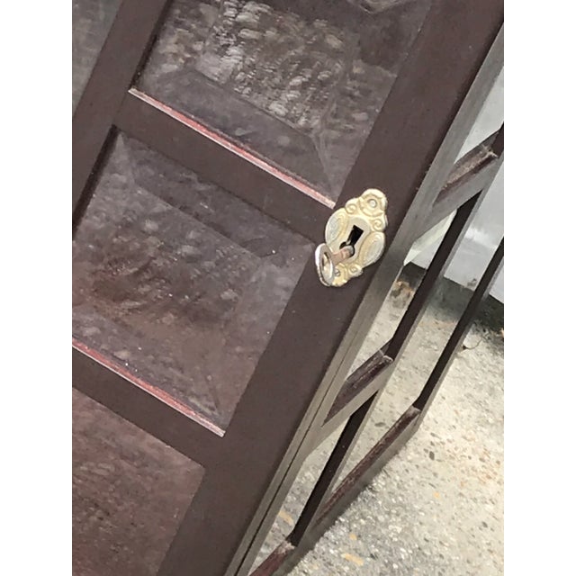 Mid-Century Modern Vintage Brown Cabinet, 1950s For Sale - Image 3 of 11