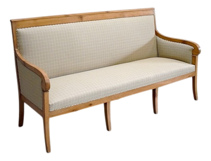 Long Directoire Restoration Bench, 19th Century