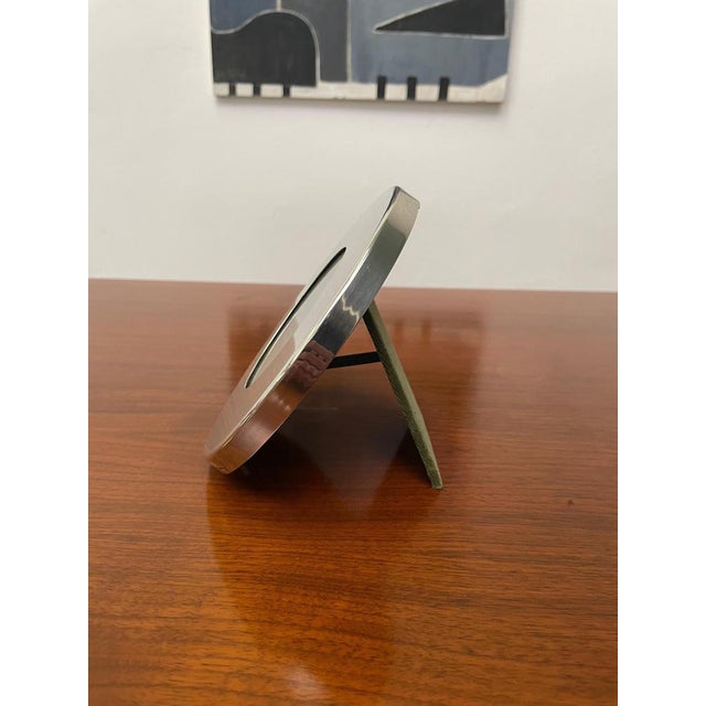 1970s Circular Photo Frame by Gabriella Crespi, Italy, 1970s For Sale - Image 5 of 14