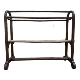 Napoleon III Rack in Walnut and Cane Suit For Sale