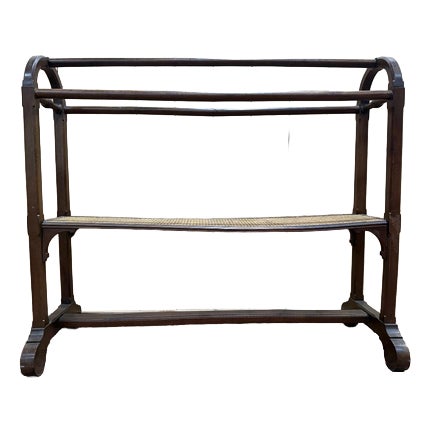Napoleon III Rack in Walnut and Cane Suit For Sale