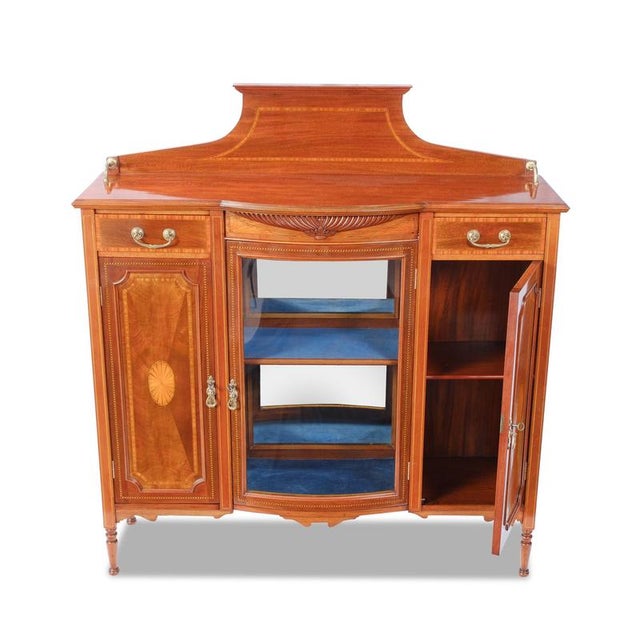 Edwardian Display Cabinet, England, 1900 For Sale - Image 3 of 8