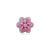 Contemporary Handcrafted 925 Siver Oval Cut Ruby & Halo Diamond Flower Cocktail Ring - Size 7 For Sale - Image 3 of 10