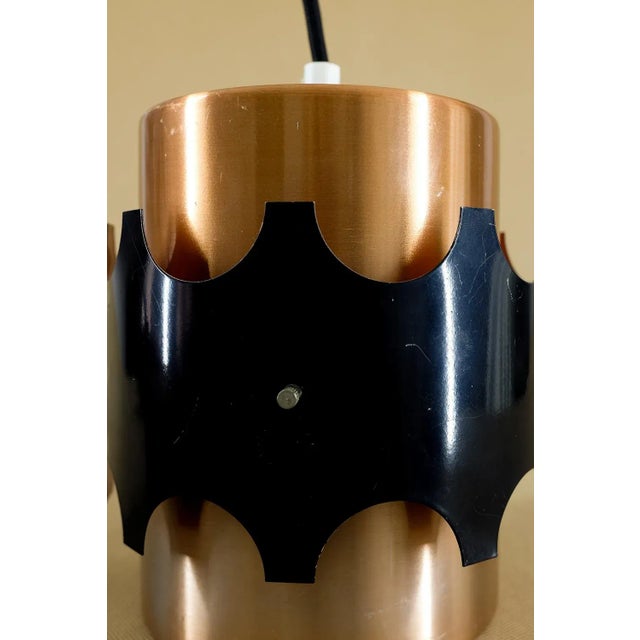 1960s Vintage Pendant Lamp from VEB Metalldrücker Halle For Sale - Image 5 of 9