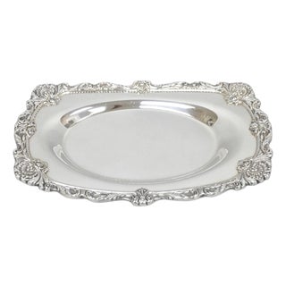 Vintage Victorian Sir Christopher by Wallace Silver Plated Gravy Boat Underplate For Sale