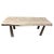 Andrianna Shamaris Century Old Teak Wood Coffee Table with Shell Inlay For Sale - Image 15 of 18