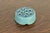 Blue Rookwood Pottery Arts & Crafts Glazed Ceramic Art Pottery Flower Frog, 1920 For Sale - Image 8 of 8