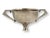Mid 20th century English silverplate trophy awarded by the Leeds & District Badminton League for the Junior Mixed Doubles...