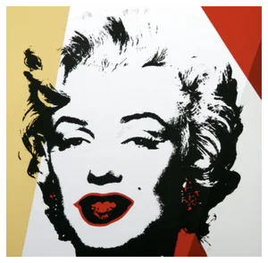 Sunday B. Morning after Andy Warhol, Golden Marilyn 37, Silkscreen Print