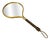 Mid-Century Handheld Vanity Mirror in Brass, Leather and Rattan, Sweden, 1950s For Sale