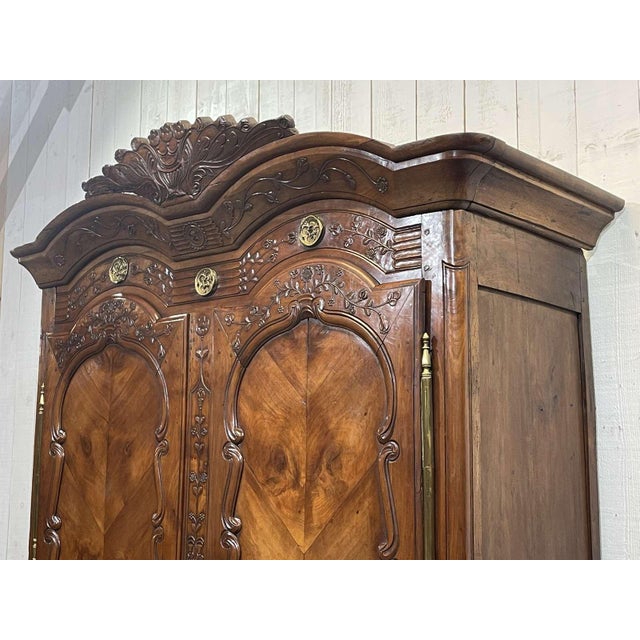 19th Century Rennes Wardrobe in Cherry Wood from Louis Boutin For Sale - Image 16 of 18