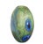Mid-Century Modern 11 1/2" Millefiore Italian Murano Glass Vase With Gold Flecks For Sale - Image 3 of 10
