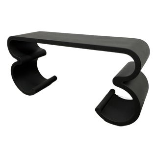 Karl Springer Style Console Table For Sale