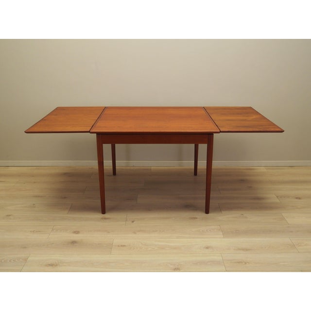 Wood Vintage Danish Teak Table, 1970s For Sale - Image 7 of 14