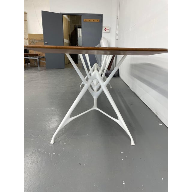 Architectural Dining Table Designed by L'Opere e i Giorni For Sale - Image 4 of 9
