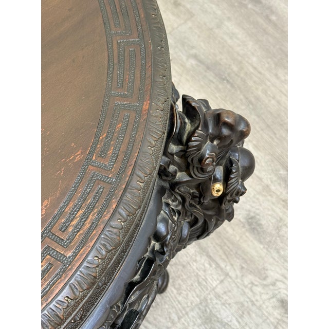 Asian Vintage Asia Style Occasional Table For Sale - Image 3 of 11