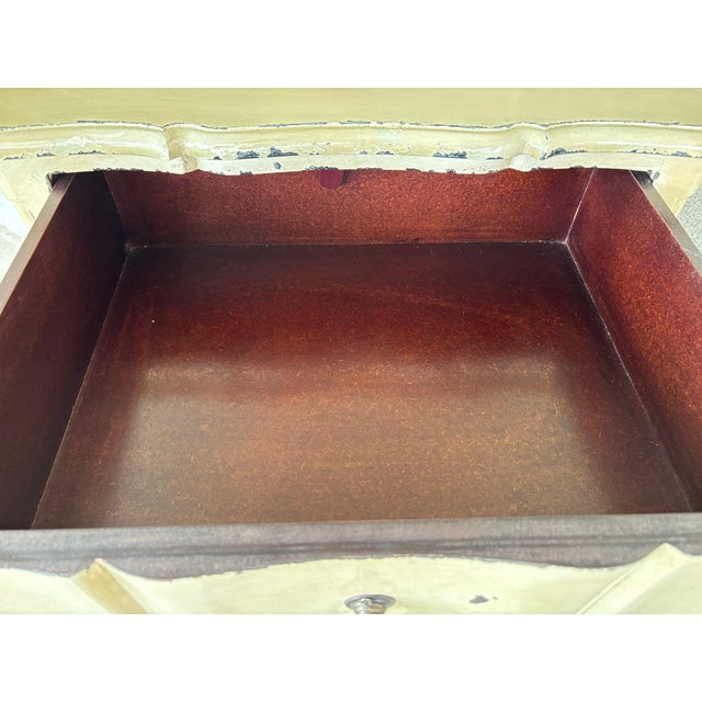 Antique White Country French Style 7 Drawer Lingere Chest For Sale - Image 8 of 9