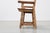 Brutalist Armchair with Carved Rosettes and Nailed Wooden Seat, Spain, 1950s For Sale - Image 6 of 16