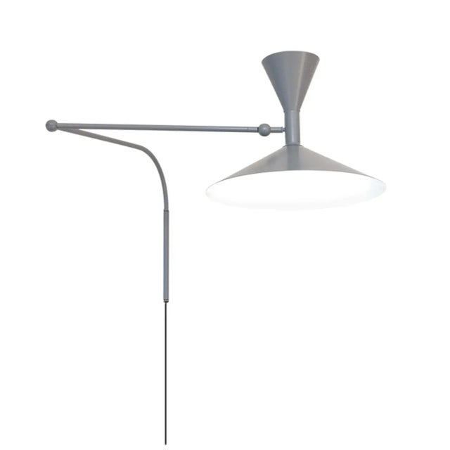 Le Corbusier 'Lampe De Marseille' Wall Lamp for Nemo in White For Sale - Image 9 of 13