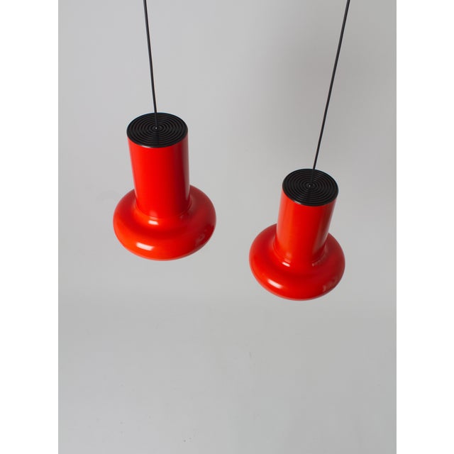 1970s Space Age Pendant Lamps from Lita, France, 1970s, Set of 2 For Sale - Image 5 of 8