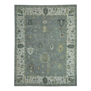 Turkish Oushak Rug 8'9" x 11'4" #18073 For Sale