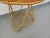 Vintage Round Coffee Table with Rattan Magazine Rack, 1960s For Sale - Image 3 of 13
