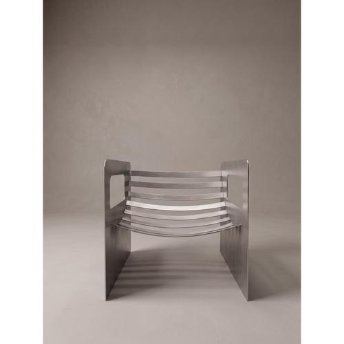 Nerve Armchair in Stainless Steel by Metalmorphosis Studio Unique Piece Dimensions: D 80 x W 80 x H 80 cm. Materials:...