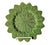 Set of Three Large Vintage Bordallo Pinheiro Green Leaf Platters. These 13" diameter platters feature richly veined leaves...