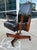 Mid-Century Modern Antique Leather Desk Chair From the Sikes Company Inc. For Sale - Image 3 of 12