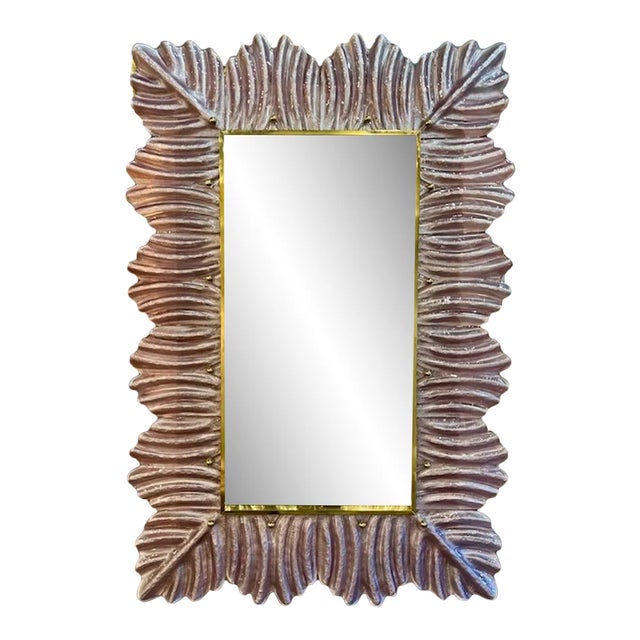 Murano Lavender Blown Glass Chandelier For Sale