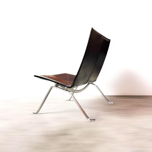 Mid-Century Modern PK22 Lounge Chair by Poul Kjærholm for Fritz Hansen, Denmark, 1980s For Sale - Image 3 of 18