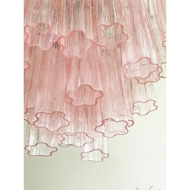 Pink Tronchi Murano Glass Chandelier by Simoeng for Simoeng For Sale - Image 6 of 11