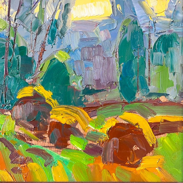 Western Landscape Painting - Montana Ranch - "Summer Fades" by Caleb Meyer For Sale - Image 6 of 13