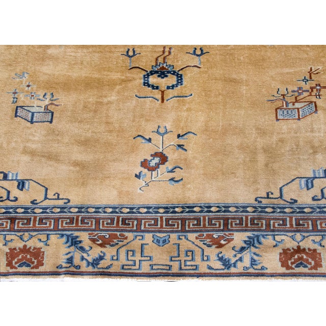 1900 - 1909 Early 20th Century Chinese Peking Rug For Sale - Image 5 of 15