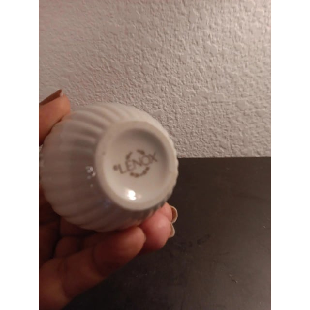 EXQUISITE Lenox USA Fine Porcelain 5" Beaded Ornate Bud Vase. This beautiful Lenox vase is a must-have for any collector...