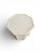 Contemporary Moroccan Octagonal Hand-Carved White Inlaid Side Table For Sale - Image 4 of 9