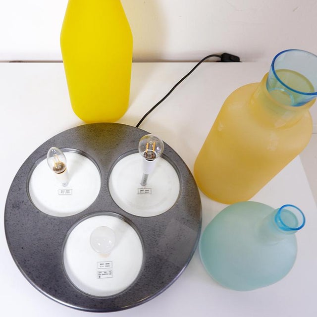 Italian Bacco 1-2-3 Murano Glass Table Lamp by Gido Rasati for Itre, 1980s For Sale - Image 10 of 13