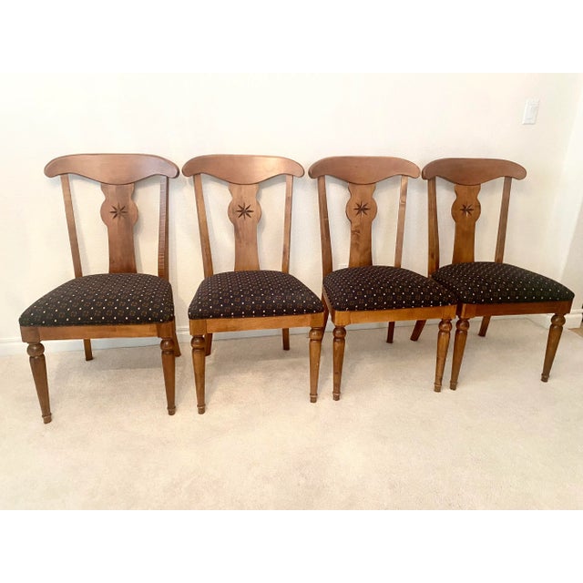 Late 20th Century Ethan Allen Country Crossings Chairs Set of Four Excellent "Mint" Condition For Sale - Image 13 of 13