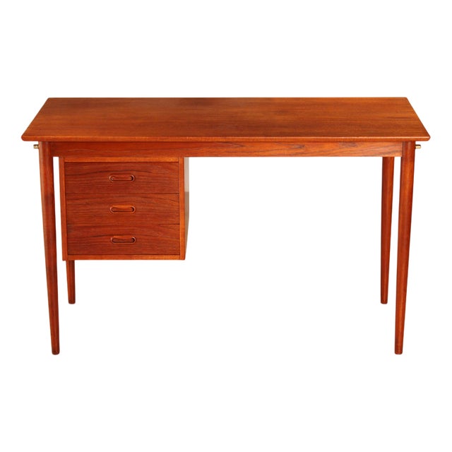 Vintage Danish Teak Desk by Arne Vodder, 1960s For Sale