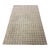 5ft2in × 8ft2in Cb2 Grid 100% Wool Area Rug For Sale